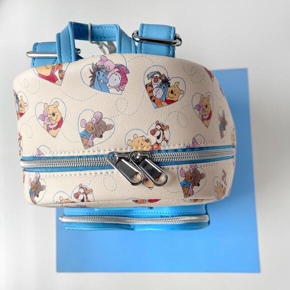 Loungefly Disney Winnie the Pooh Hugs Mini Backpack Tigger Eeyore Piglet - Picture 6 of 11